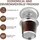 ELLE Wiederverwendbarer K-Cup-Kaffeefilter Kaffeefilter 6 St.