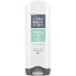 Dove Men+Care 3-in-1 Sensitive Duschbad für Körper, Gesicht und Haar für empfindliche und trockene Haut 250 ml