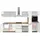 kochstation Küchenzeile KS-Luhe 330 cm weiß