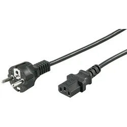 goobay Netzkabel Schutzkontakt-Stecker>IEC 320-C13 Buchse