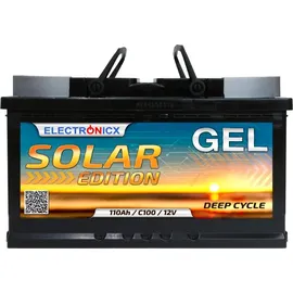 Electronicx Solarbatterie 12V 110Ah 1,32 kWh