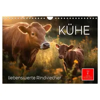 Calvendo Kühe - liebenswerte Rindviecher (Wandkalender 2026 DIN A4