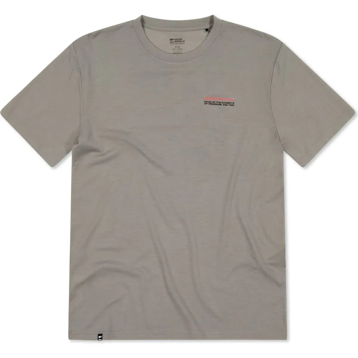 Mons Royale Mens Icon Merino Tee-shirt dried sage (793) M