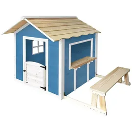 Home Deluxe Spielhaus Der große Palast blau mit Bank