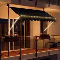 Swing&Harmonie Klemmmarkise 350 x 150 cm anthrazit