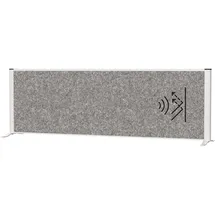 Maul Akustik-Tischtrennwand MAULconnecto 9851695, dunkelgrau 160,0 x 50,0 cm, 1 St.