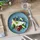 Villeroy & Boch Frühstücksteller Lave 23 cm blau 1er Set