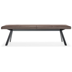 Girsberger Sitzbank 160 cm gepolstert opt. Leder