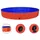 vidaXL Prolenta Premium Hundepool Faltbar Rot 300x40 cm
