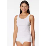 SCHIESSER Tanktop mit Feinripp Modell 'PURE RIB', Weiss, 36