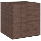 vidaXL Garten-Kissenbox PE Rattan 100x97,5x104 cm Braun