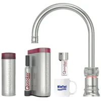 QUOOKER Wassersprudler Quooker Wasserhahn & PRO3 & CUBE Sprudelwasser & Quooker CUBE Filter, mit BieTal Trinktasse