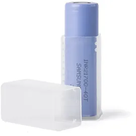AccuCell Flexible Aufbewahrungsbox für 1 Stück Akku 21700, 20700, 18650, 18500