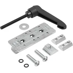 PROFILGLEITER MIT KLEMMHEBEL, FORM:L LOSLAGER, ZINK, KOMP:POM D=M05