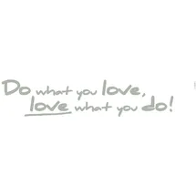 KOMAR Deko-Sticker Do What You Love 14 cm x 70 cm