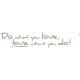 KOMAR Deko-Sticker Do What You Love 14 cm x 70 cm