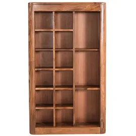 MASSIVMOEBEL24.DE CD-Regal 65 x 18 x 110 cm Walnuss