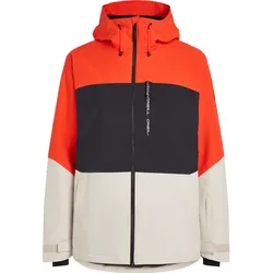 O'Neill Carbonite Snow Jacket paprika flame colour block (43029) M