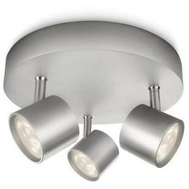 Philips Star Dreierspot aluminium