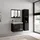 Badplaats Montreal Badezimmerschrank 30 x 131 x 30 cm Schwarz