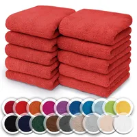 NatureMark 10er Pack Waschlappen | 100% Baumwolle | Frottier