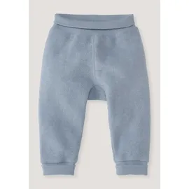 hessnatur Wollfrottee-Hose Jersey Blau 62