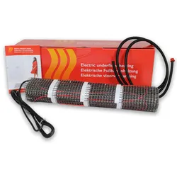 Elektrische Fussbodenheizung, Heizmatte 10m2 - 0,5x20m