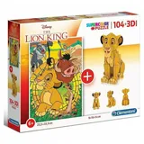 CLEMENTONI Puzzle 104 3D model The Lion King