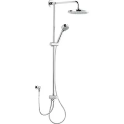 Brause-System Alpha 300 (Ausführung: Brause-System Heinrichschulte Alpha 300 Handbrause + Kopfbrause Ø 200 mm chrom)