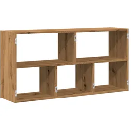 vidaXL Wandregal 100 x 25 x 50 cm Braun