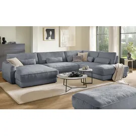 Lounge Collection Wohnlandschaft Chenille 3-Sitzer Beige