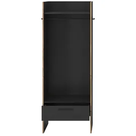 xonox.home Bueno Garderobenschrank 70x189x37 cm grau