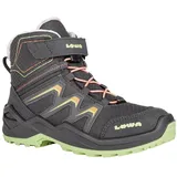 Lowa Kinder Leichtwanderschuhe Maddox GRAPHIT/MINT, 27