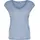 Only ONLSILVERY S/S V Neck Lurex TOP JRS NOOS Blau M