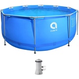 Avenli Frame Pool 366 x 122 cm Basic Rundpool mit Filteranlage
