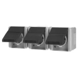 Jung SCHUKO-Steckdose 3-fach 16A 250V 8230 NAW