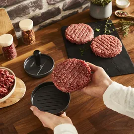 Tefal Burgerpresse 12 cm Aluminiumguss schwarz