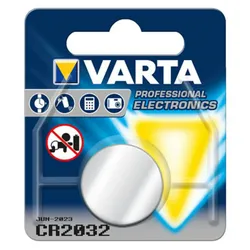 5x VARTA Lithium-Knopfzelle 3V CR 2032 DL 2032 ECR 2032 L14 EA - 2032C Lithium 5004LC