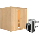 Karibu Daria inkl. 3,6 kW Ofen + int. Steuerung