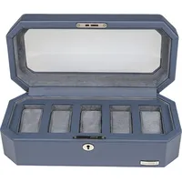 Windrose Uhrenbox Tempora Aufbewahrung Ø max.40 mm Blau