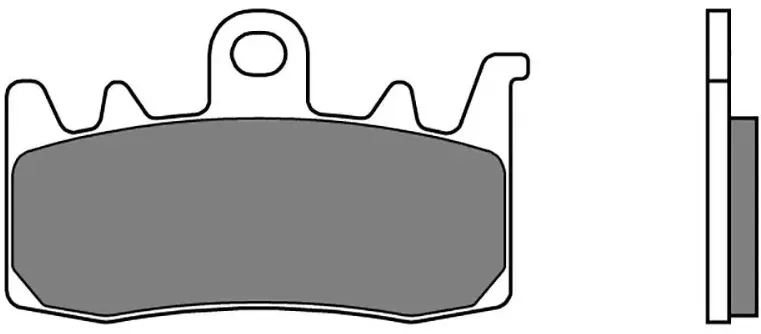 Brembo 07bb3884 Sinterbremsbeläge - Black - One Size