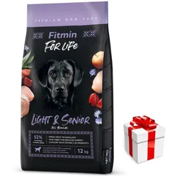 FITMIN For Life Light & Senior 12kg + Überraschung für den Hund
