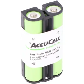AccuCell Akku passend für Sony MDR-RF995 BP-HP800-11 700mAh für wireless Headset, Kopfhörer
