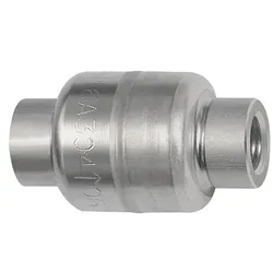 Rückschlagventil, leichte Bauweise, Edelstahl 1.4301, G 3/8", 0,03 bar