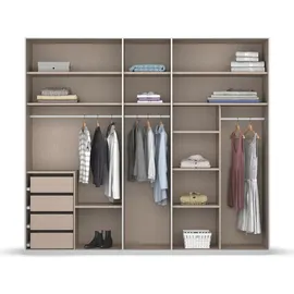 Rauch Drehtürenschrank Skat Pure 251 x 223 x 63 cm Grau