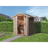 Weka Gartenhaus 317 1,52 x 1,30 m natur