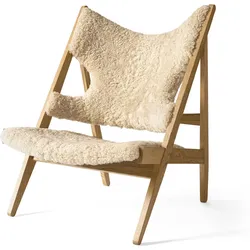 Audo - Knitting Chair, Eiche natur / Sheepskin Curly