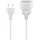 goobay 50509 Stromkabel Verlängerung 5 m, weiß