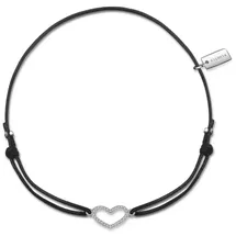 AILORIA LÉA Armband schwarz/silber 24 cm