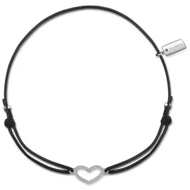 AILORIA LÉA Armband schwarz/silber 24 cm